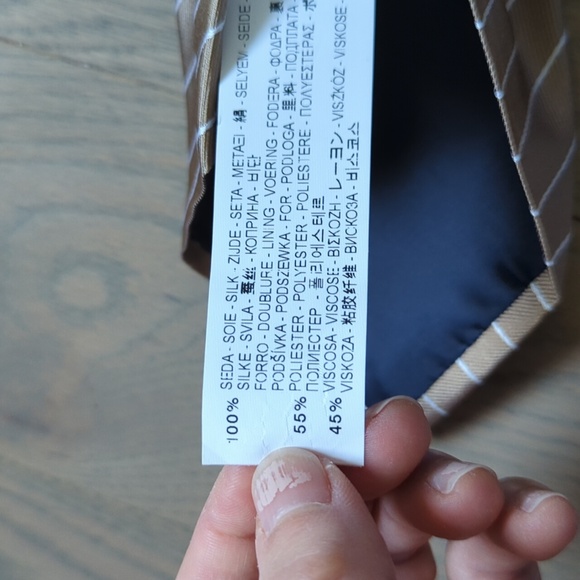 Zara Man silk tie, made in Italy - Picture 4 of 5